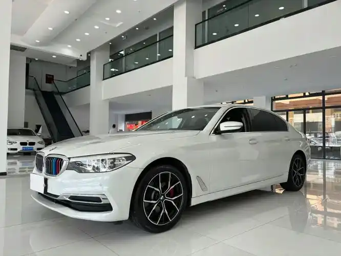 23万多的2020款宝马5系5万公里白色中大型轿车
