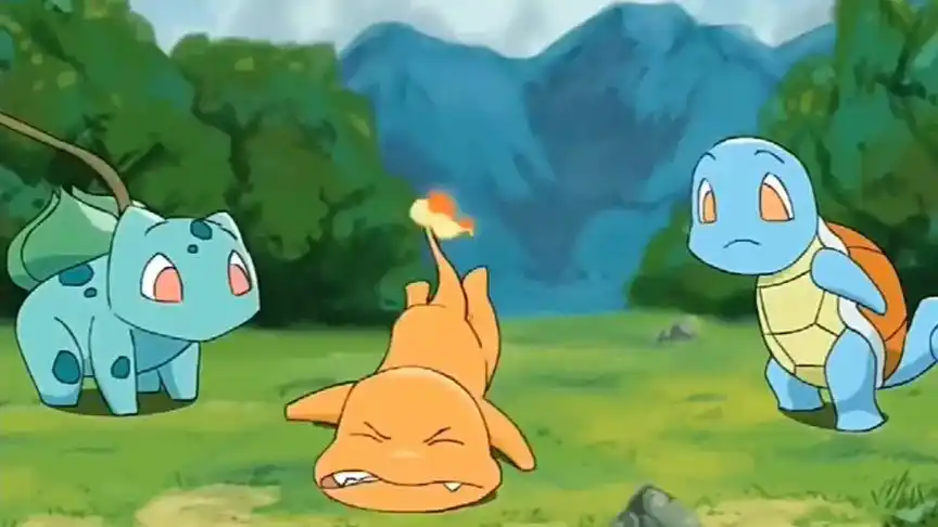 搞笑妙蛙种子和杰尼龟的行为把喷火龙给整蒙了