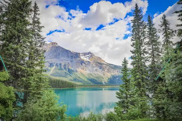 加拿大班夫国家公园秀丽自然风光