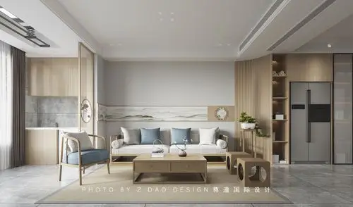 尊道国际设计| 合肥『建发·雍龙府』禅意中式风装修设计,禅境.