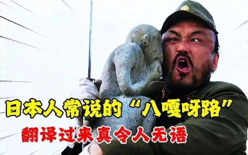 日本人挂在嘴边的八嘎呀路,翻译过来才明白,真令人无语