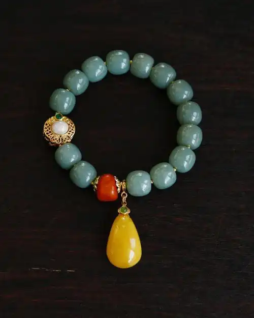 原创设计多宝手串和田玉