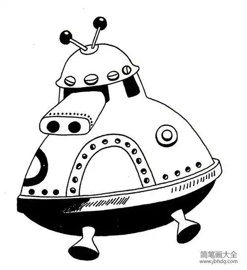 星际飞船简笔画