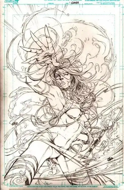 欧美漫画线稿精选集