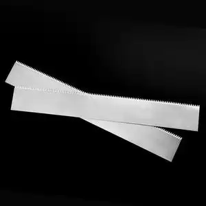 不锈钢奶茶机刀片锯齿刀片318*45mm快餐盒刀片机械加工刀片
