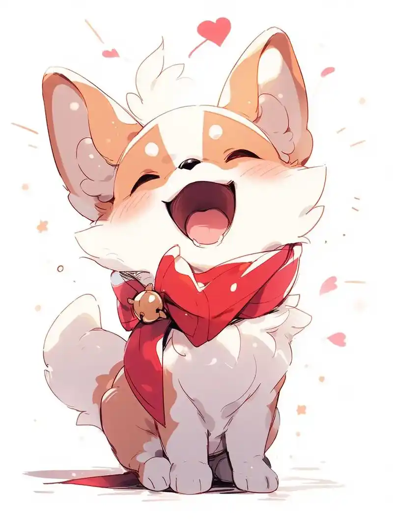 卡通风柴犬,好快乐的哈基米呀.#狗狗 #萌宠 #治愈系笑容  - 抖音