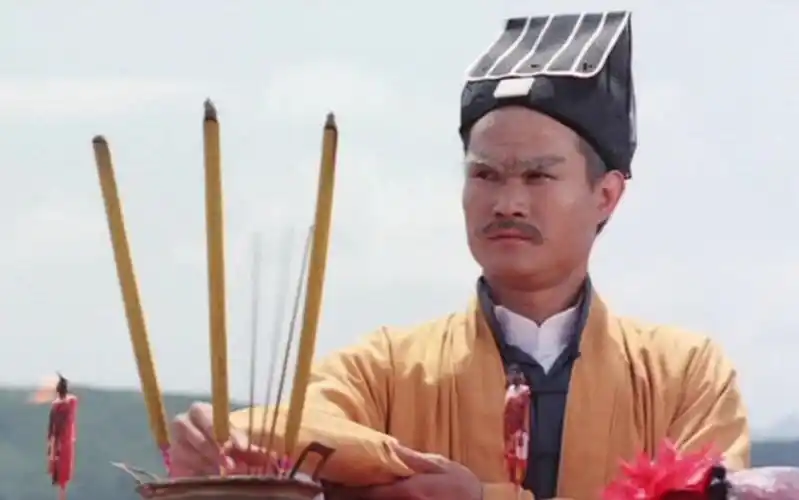 林正英经典电影僵尸先生一笔眉两鹰目穿上道袍拦不住