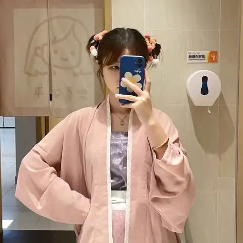 短发扎汉服发型真是太不容易了