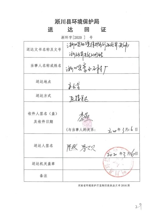 行政处罚案卷卷宗2020-04