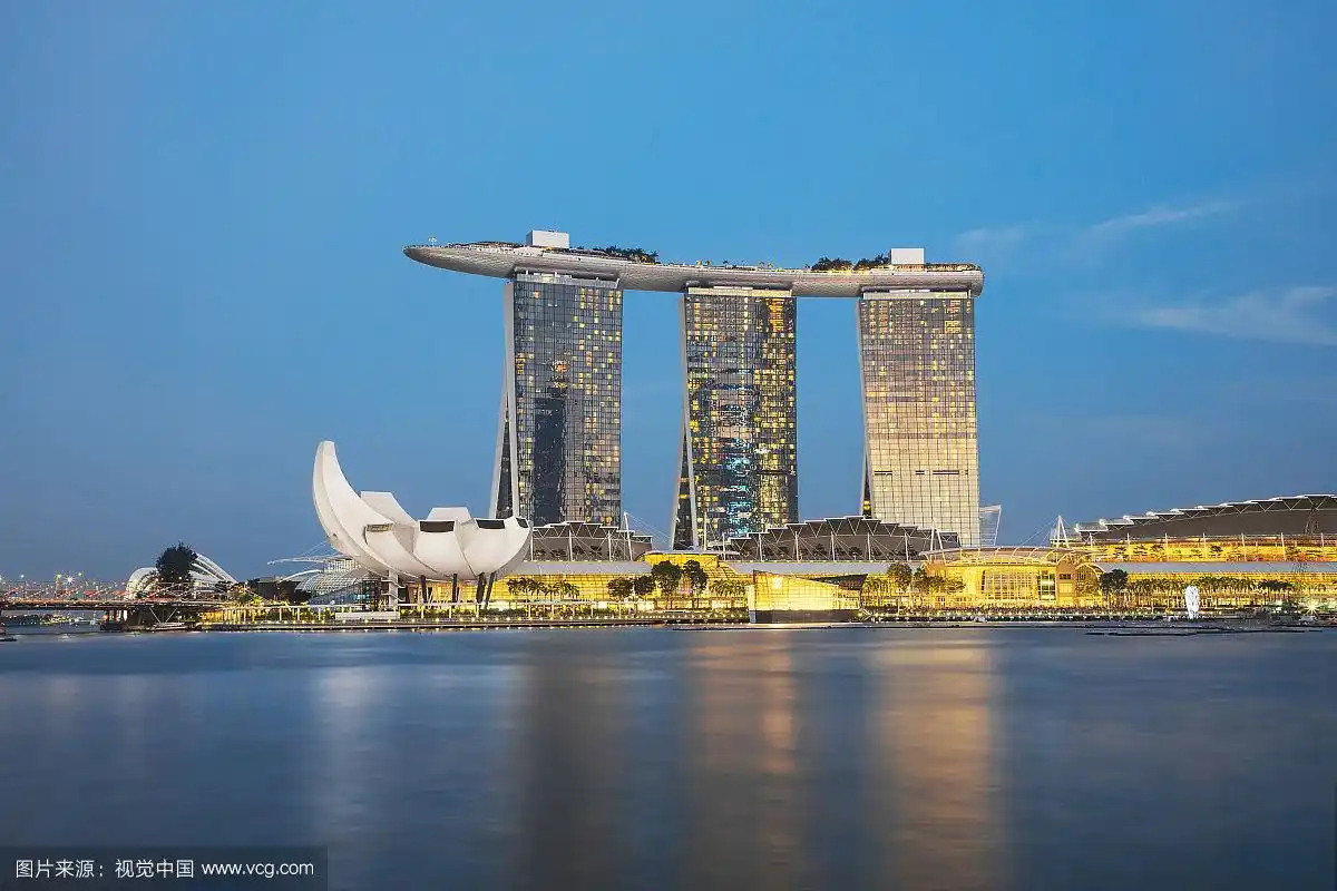 新加坡滨海湾金沙酒店正面