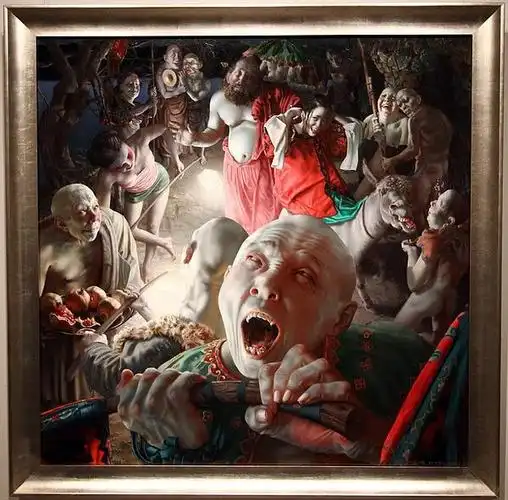 大表哥5v的相册-刘溢油画展