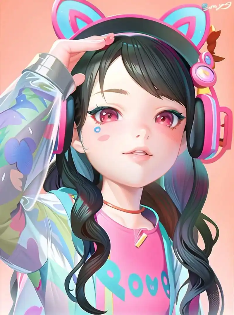 ai二次元 #动漫头像 #耳机少女 今日份耳机少女95 - 抖音
