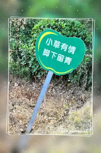 是保护植物警示牌