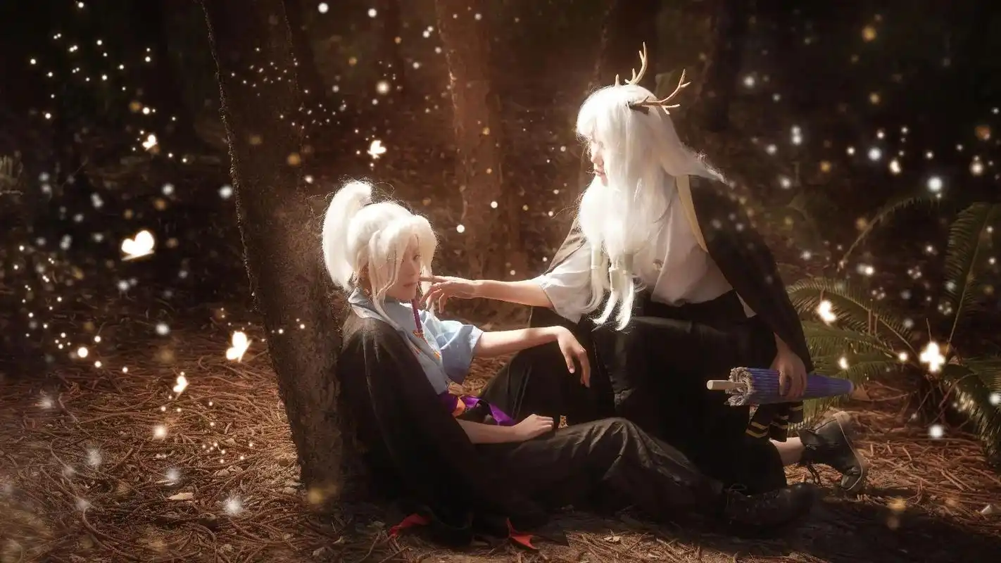 光遇 #cos #高雨 #正片 "雨林没有阳光吗?" "怎 - 抖音