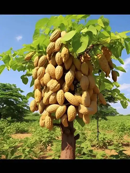 田园惊现花生树农民的嫁接神技你敢信