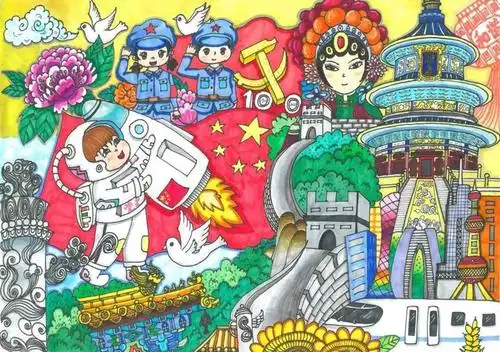童心向党 | 童"画"献礼!晋安区儿童创意画评选结果公布