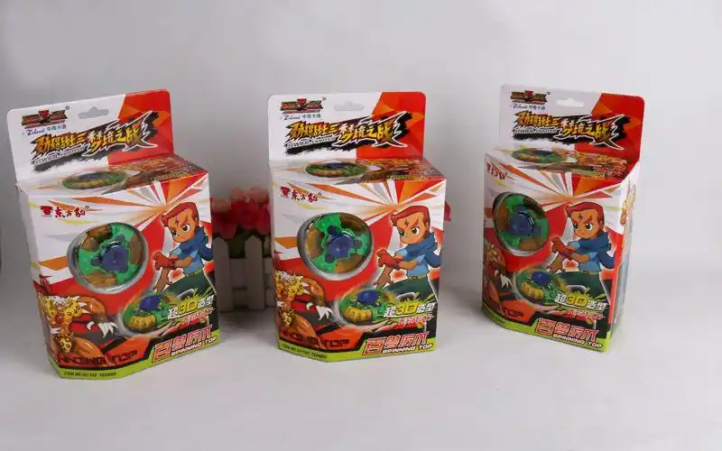 东方豹百兽厉爪超3d造型陀螺