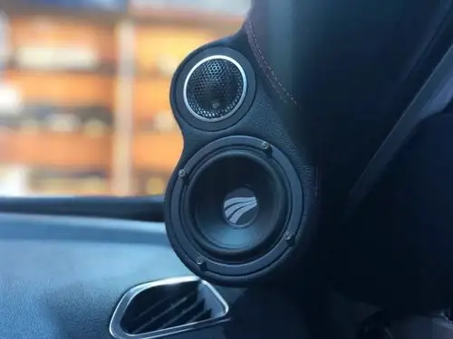 长安cx5改装德国彩虹三分频喇叭汕尾天仔汽车音响