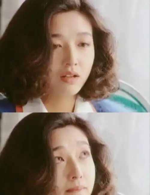 老照片九十年代的女明星江珊