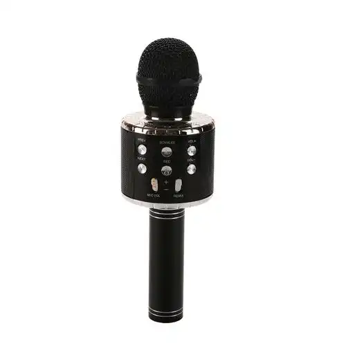 彩灯音响儿童唱歌无线蓝牙话筒小孩子主持人通用麦克风