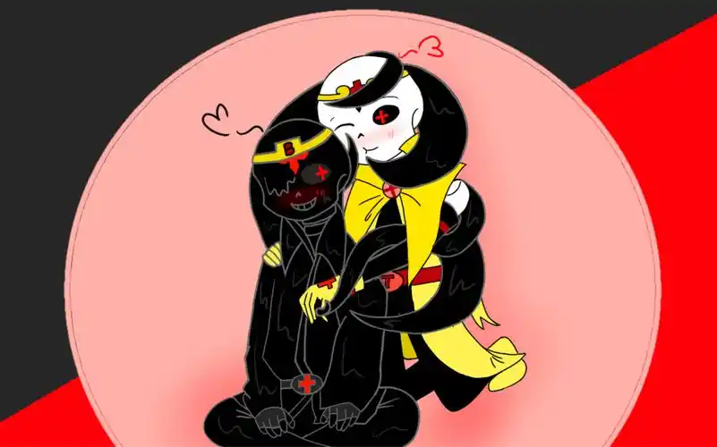 dream和nightmare版的trial和black绘画过程这回是真的一笔一笔画的