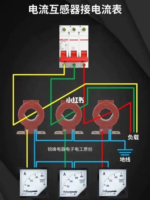 电流互感器接电流表