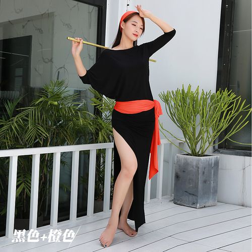 肚皮舞袍子baladi民俗练功服2023新款shabbi演出服东方舞蹈服长裙