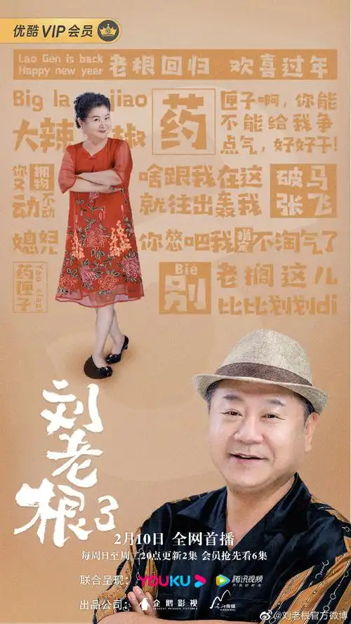 刘老根#人物关系海报新鲜出炉,龙泉山庄好地方,刘老根药匣子又懒缮