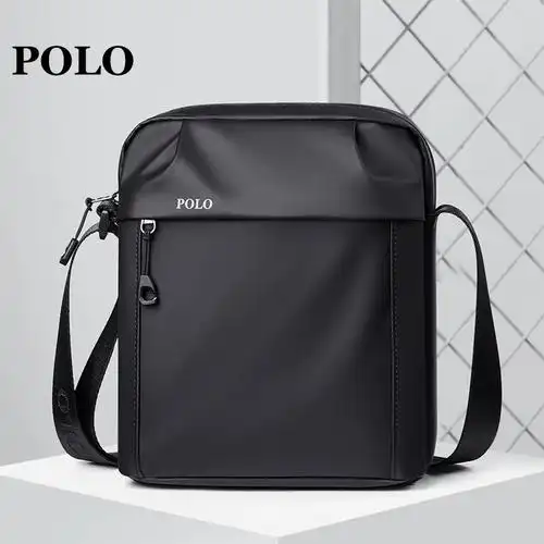 斜挎包大容量休闲小包单肩包品牌男包代发印logo男士包袋polo男士
