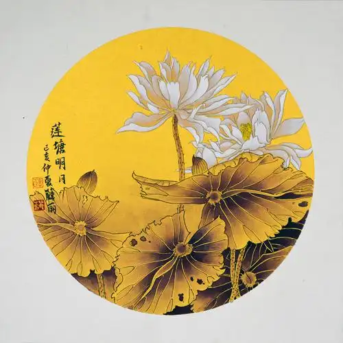 于时代的画卷,她在传承中国传统绘画的基础上,将