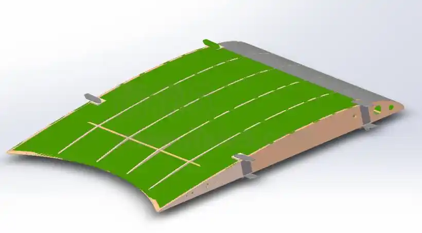 机翼部件结构模型