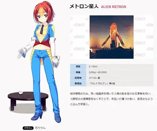 赛文奥特曼怪兽娘化,艾雷王女骑士造型,金古桥尺度过大无法过审