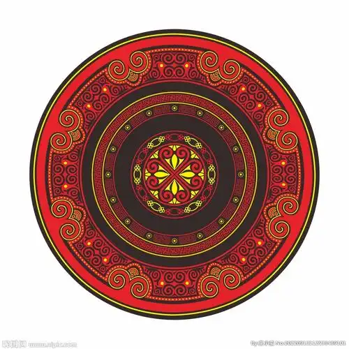 彝族图腾 彝族元素设计图__移门图案_广告设计_设计图库_昵图网nipic.