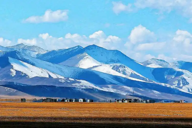 唐古拉雪山 拍摄于西藏纳木错 #我的摄影日记 #风光摄影师的 - 抖音