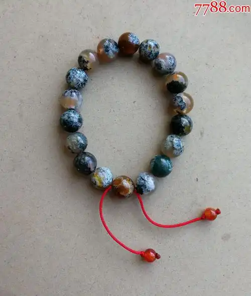 水草玛瑙手串