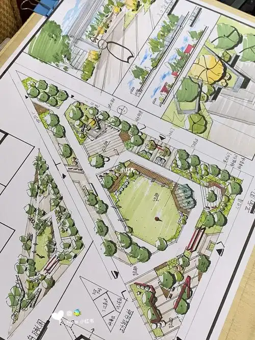 23年风景园林考研  #我的考研  #快题设计