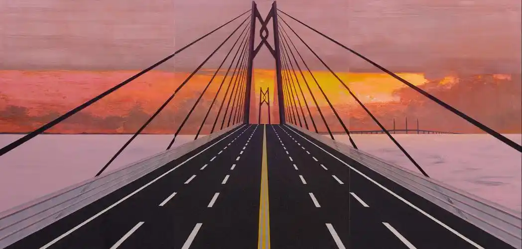 《港珠澳大桥》 200cmx420cm 2018年 布面油画.jpg