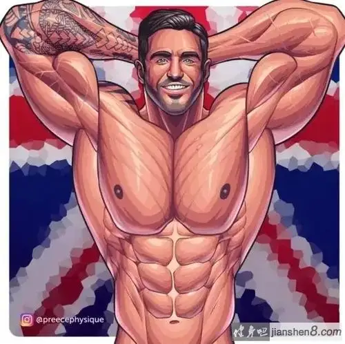 漫画家里的肌肉男画风爆炸