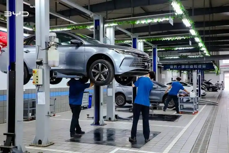 探店比亚迪我想说bba也就这服务水平