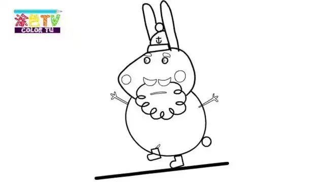 寓教于乐! 儿童益智早教涂色之兔爷爷