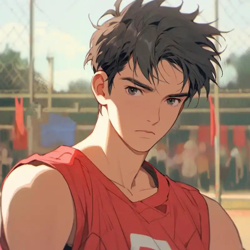 运动风旧漫男头|篮球少年 下课了,打球去?