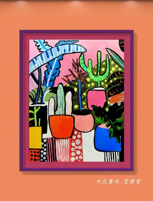 大幅丙烯装饰画