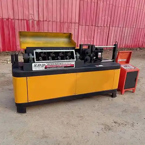 全自动数控钢筋调直机 全液压调直切断机 建筑工地钢筋矫直机