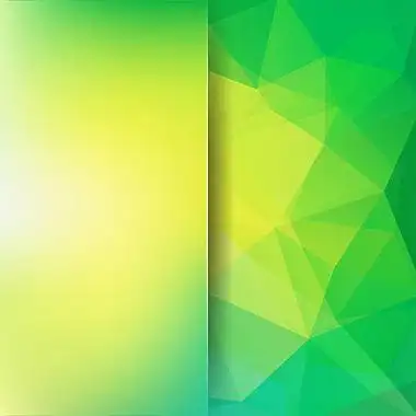 三角几何背景.设计元素.矢量图.黄, 绿的颜色