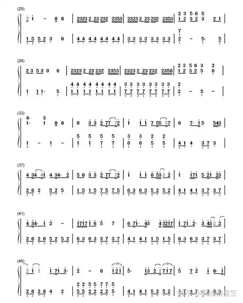 钢琴谱,双手简谱,双版本:刘瑞琪《房间》