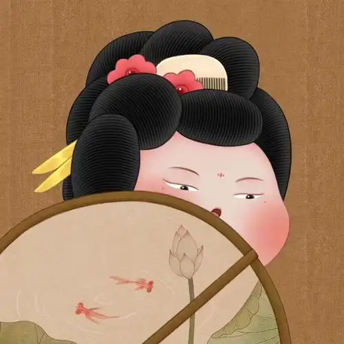 超可爱胖贵妃头像我是丰腴不是胖