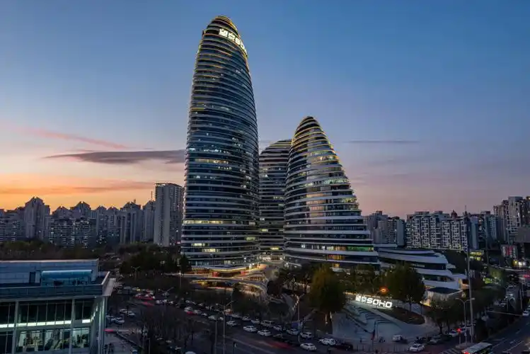 北京爬楼望京soho