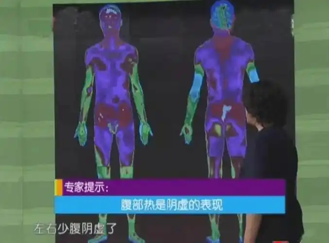 根据这一原理,通过热成像系统采集人体的红外辐射,转换成数字信号红外