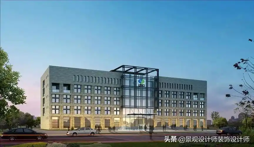 企业办公楼.设计案例效果图