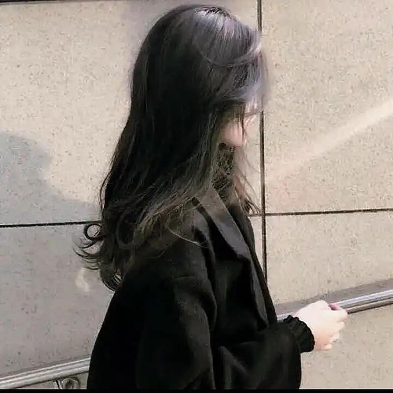 超漂亮的侧脸小姐姐头像